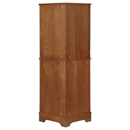 Coreosis Wood Corner Curio Cabinet