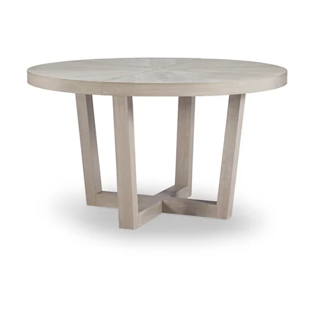 Contemporary Extension Pedestal Table
