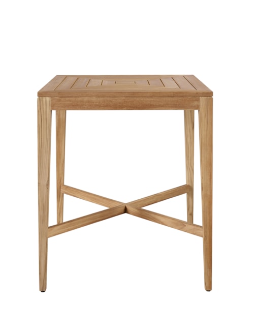 Coastal Outdoor Square Bar Table