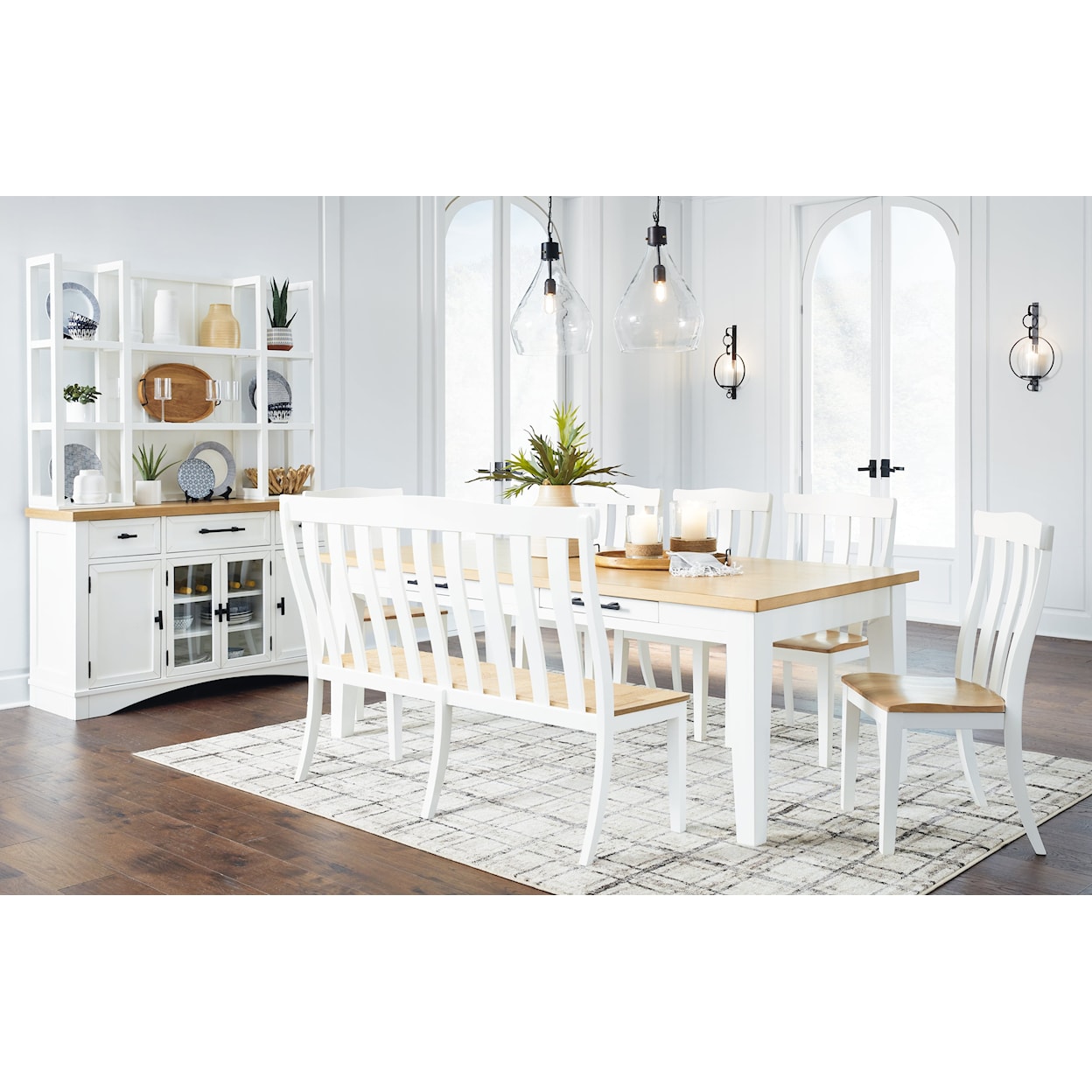 Ashley Furniture Signature Design Ashbryn Rectangular Dining Room Table