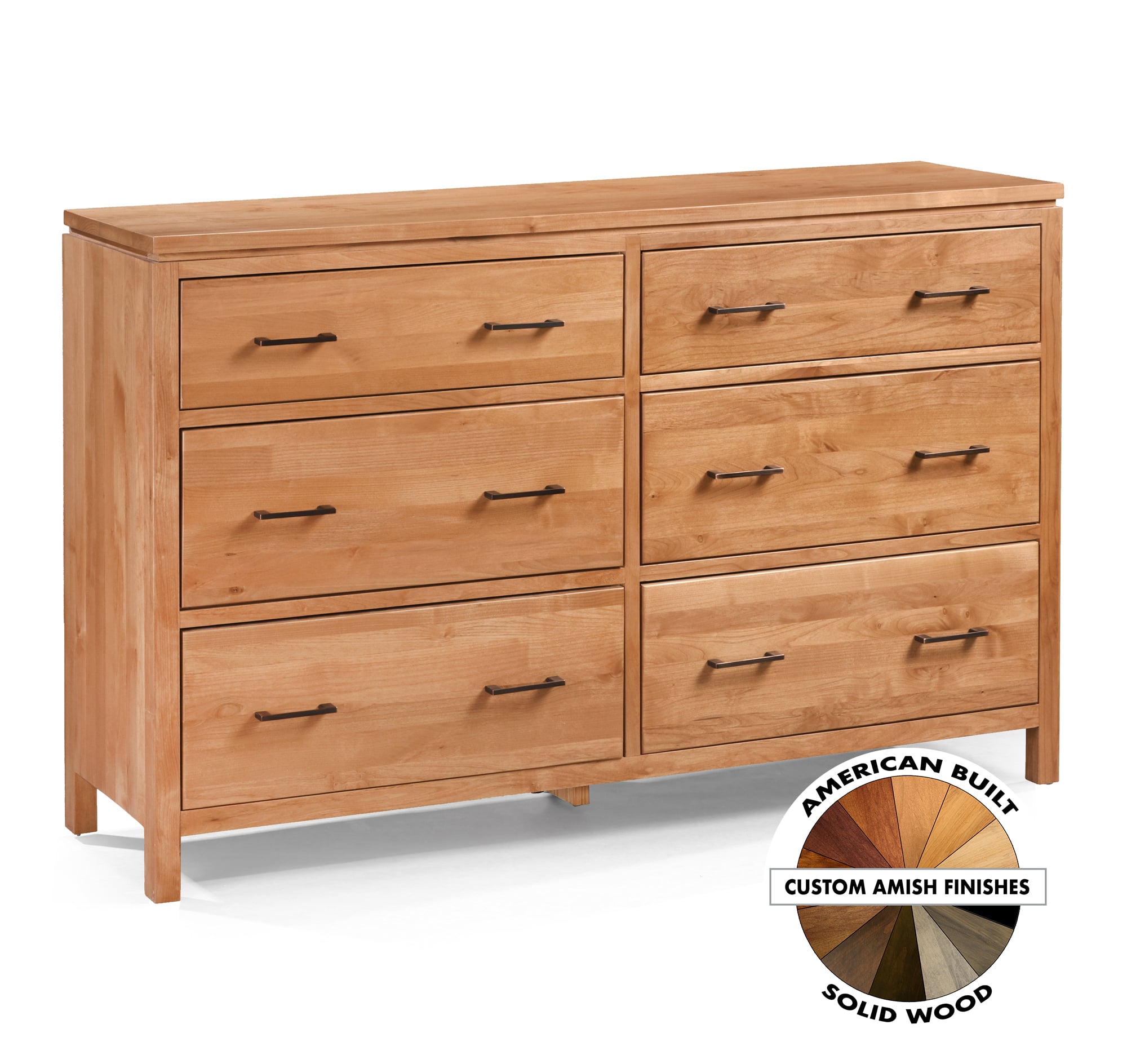 Archbold Furniture 2 West 6 Drawer Dresser