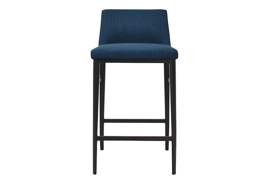 Baron Baron Counter Stool Blue by Moe's Home Collection at Fashion Furniture