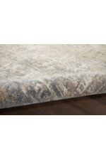 kathy ireland Home by Nourison Moroccan Celebration 5'3" x 7'3" Navy Rectangle Rug