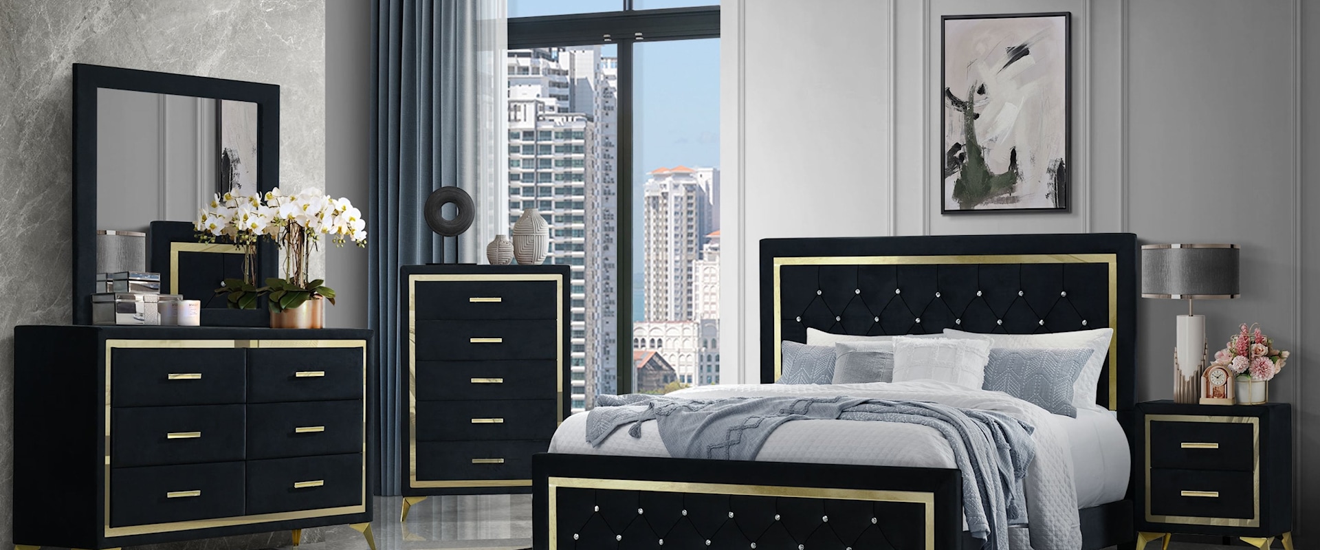 Glam Queen Bedroom Set