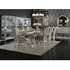 Michael Amini Hollywood Swank 9-Piece Dining Set with Leaf Inserts