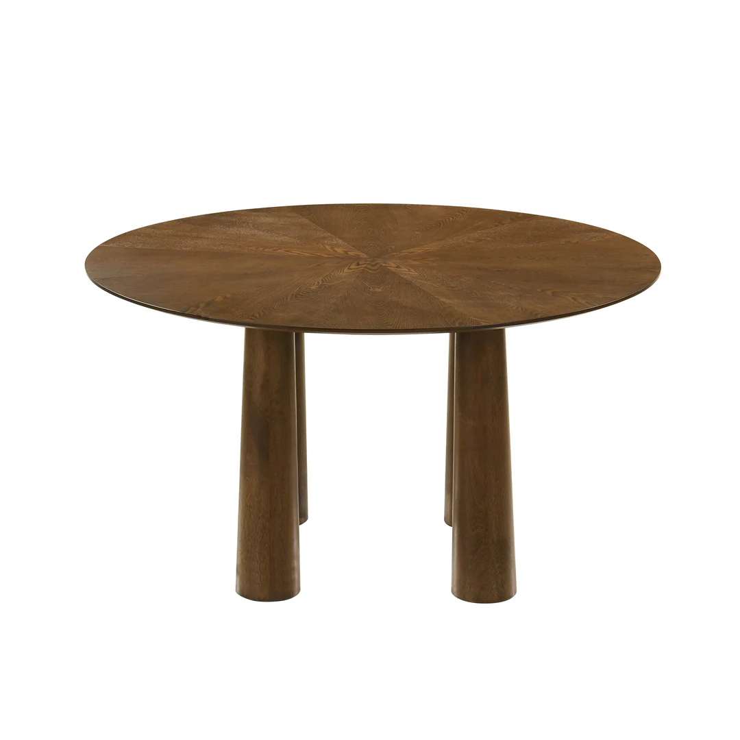 Armen Living Klarissa 54" Round Wooden Dining Table