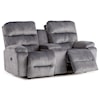 Best Home Furnishings Ryson Power Rocking Reclining Console Loveseat