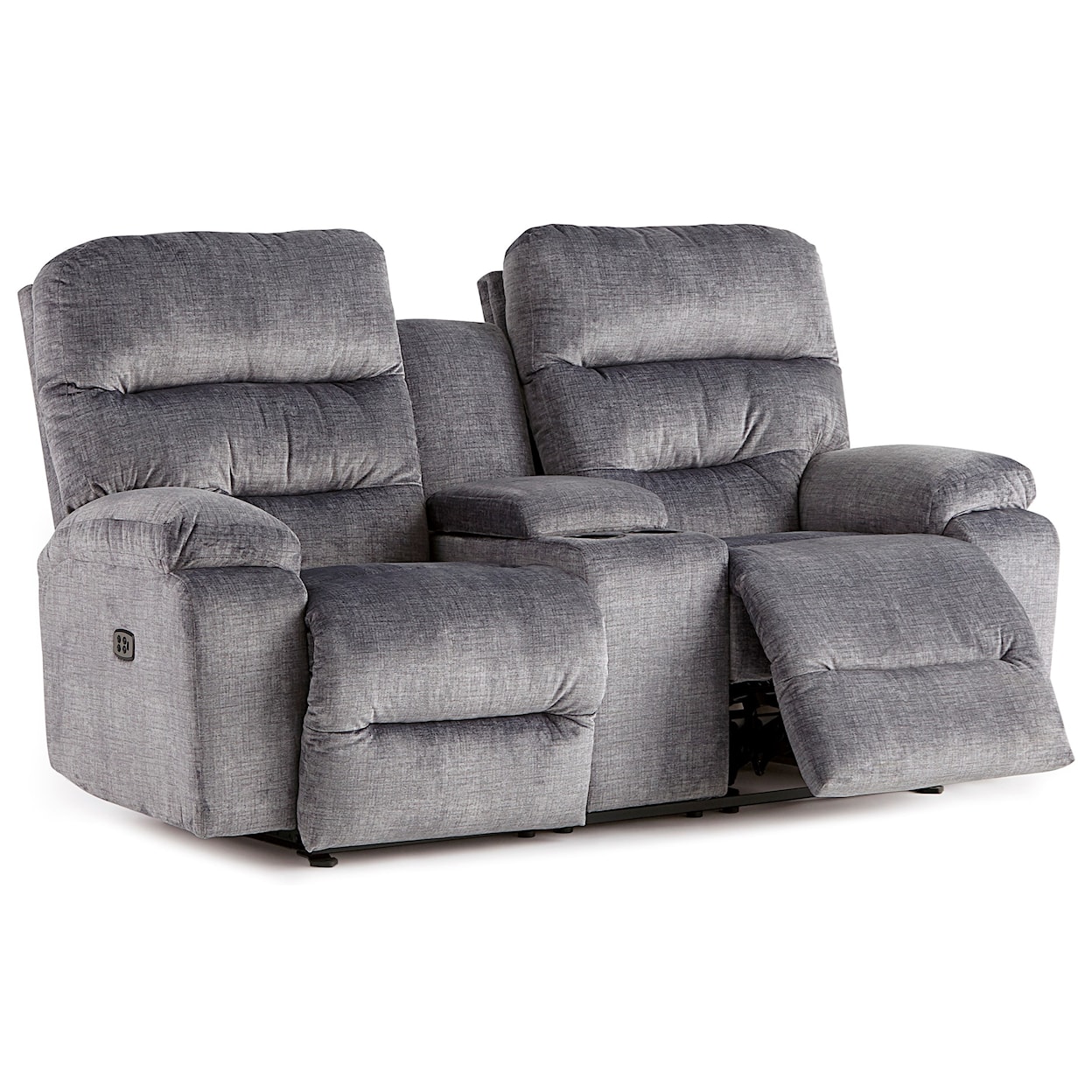 Best Home Furnishings Ryson Rocking Reclining Console Loveseat