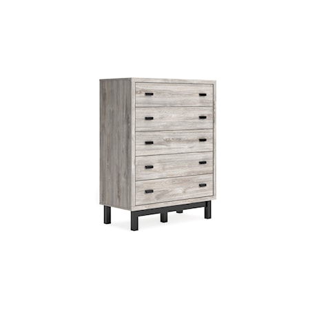 5-Drawer Wide Bedroom Chest