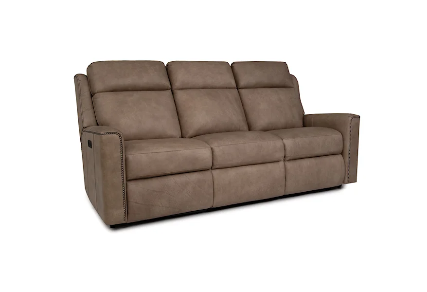 423 Power Reclining Sectional Sofa by Smith Brothers at Malouf Furniture Co.