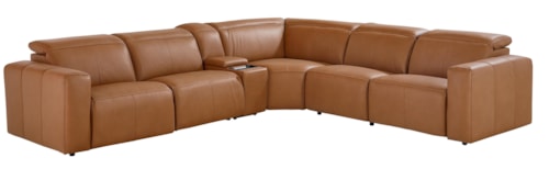 L-Shaped Sectional with Console Table