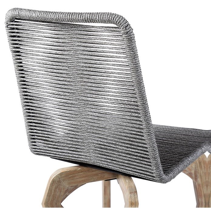 Armen Living Island Outdoor Patio Dining Chair - Set of 2