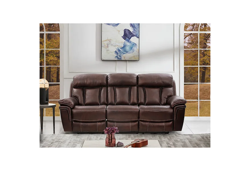 9597 Reclining Sofa with Pillow Arms by Cheers at Sam's Appliance & Furniture