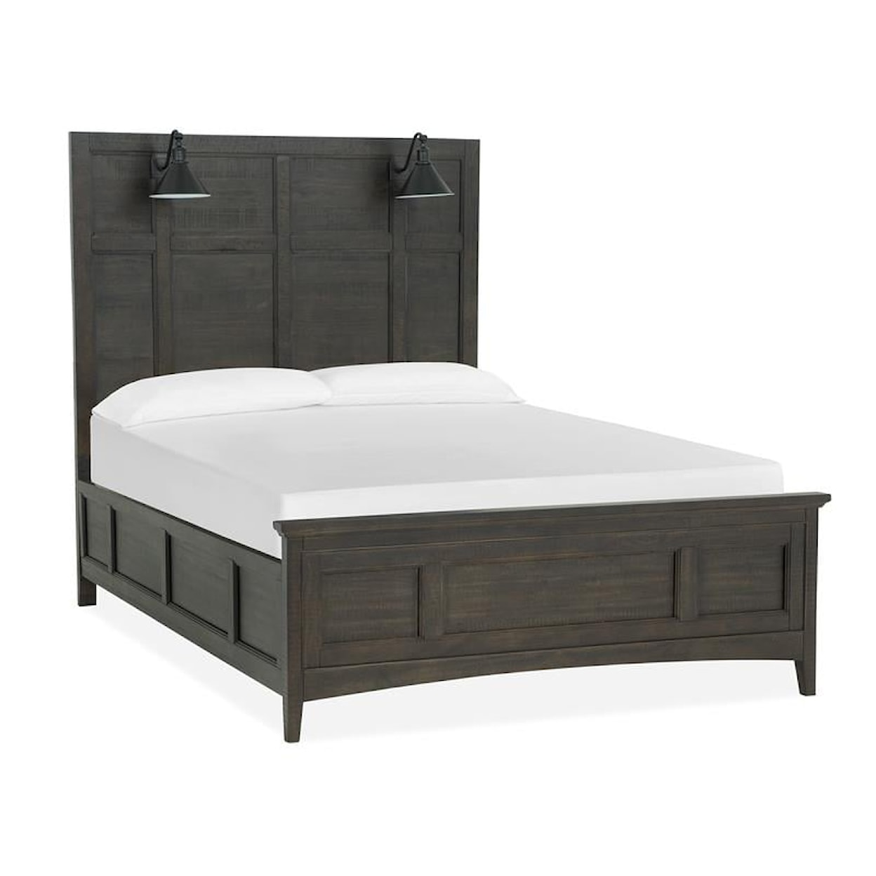 Magnussen Home Westley Falls Bedroom Queen Lamp Panel Bed