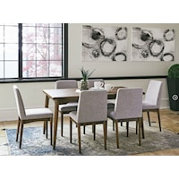 Mid-Century Modern 7-Piece Dining Set