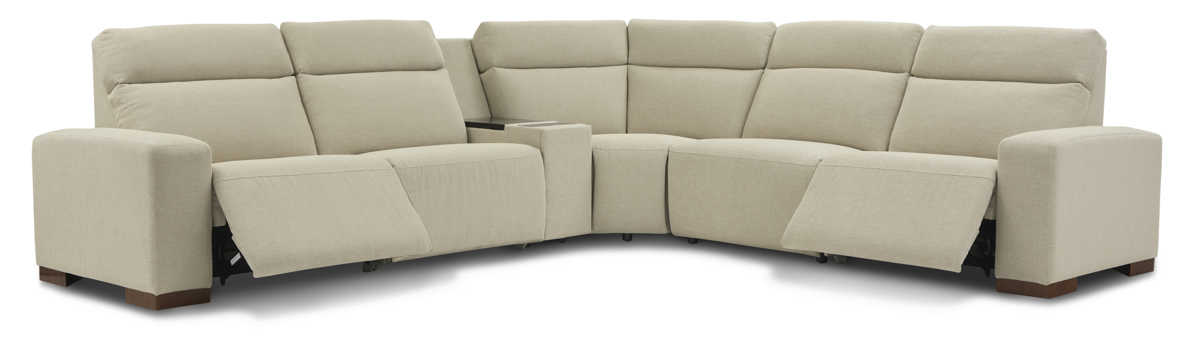 6-pc. Power Reclining Sectional w/Console
