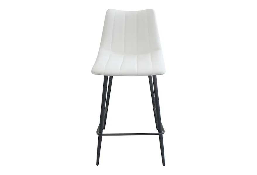 Alibi Alibi Counter Stool Ivory-M2 by Moe's Home Collection at Fashion Furniture