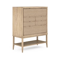Contemporary Push-to-Open 4-Drawer Chest