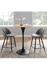 Modway Lippa 60" Oval Dining Table