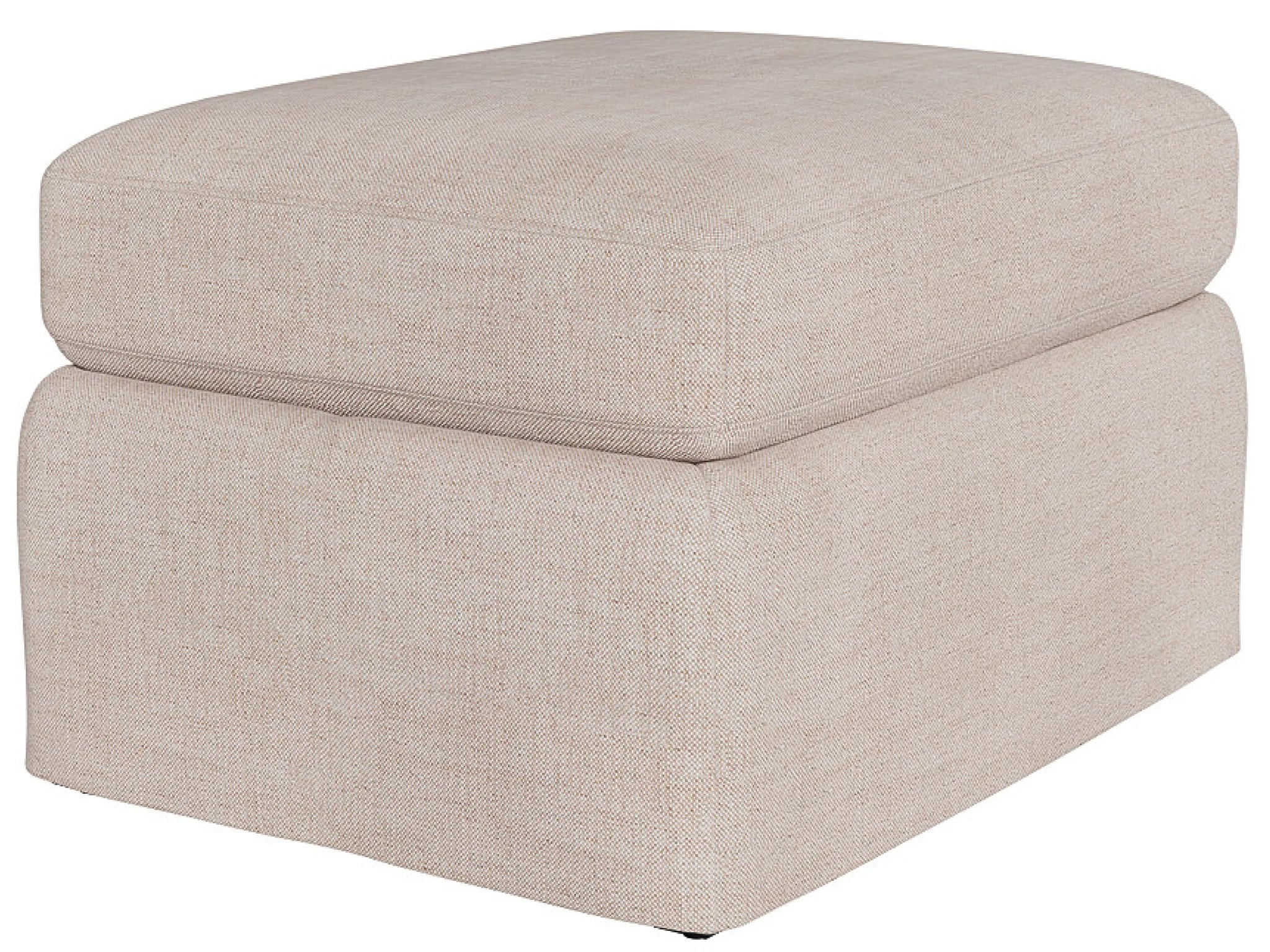 Hudson Slipcover Ottoman