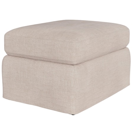 Hudson Slipcover Ottoman