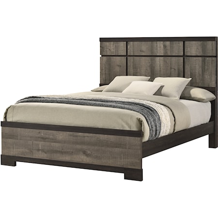 Remington Contemporary Queen Panel Bed