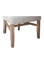 International Furniture Direct Aruba Rustic Upholstered Dining Chair