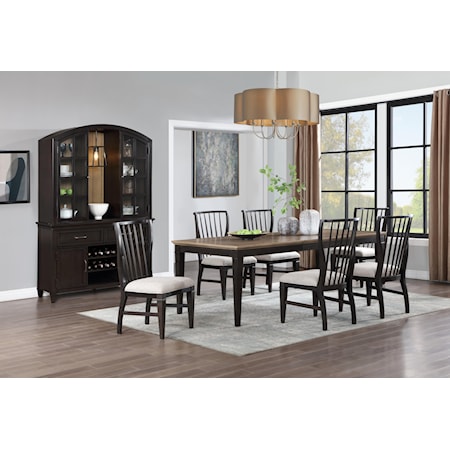 7-Piece Dining Table with Storage
