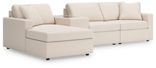 4-Piece Sectional With Chaise
