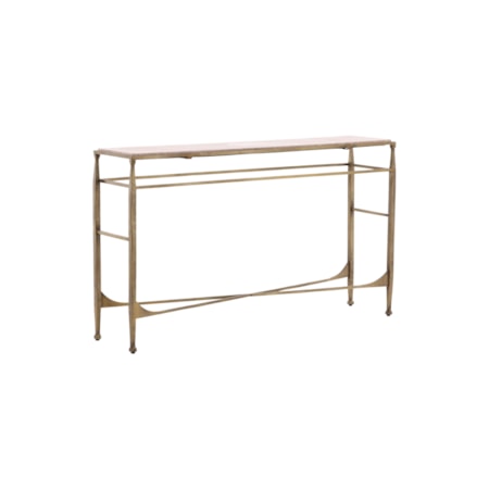 Console Table with Marble Top