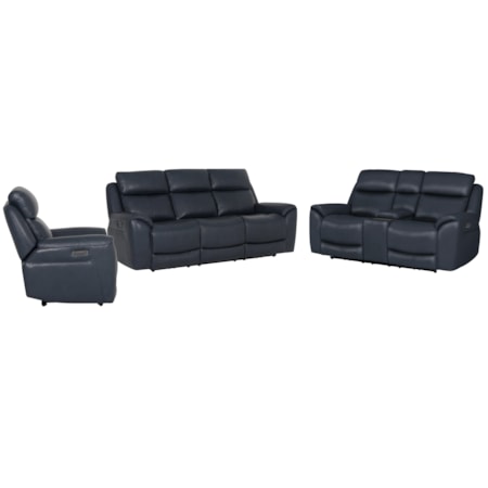 3-Piece Power Reclining Living Room Set