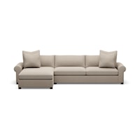 2-Piece Sectional Chaise Sofa