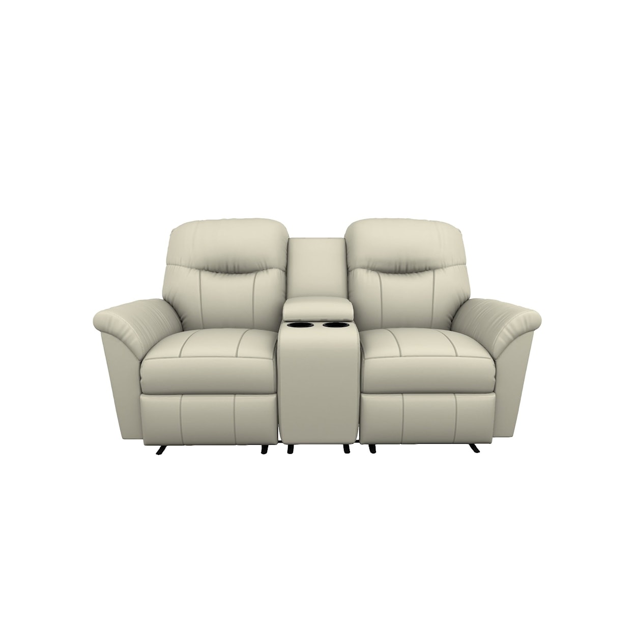 Best Home Furnishings Caitlin Power Rocking Reclining Console Loveseat