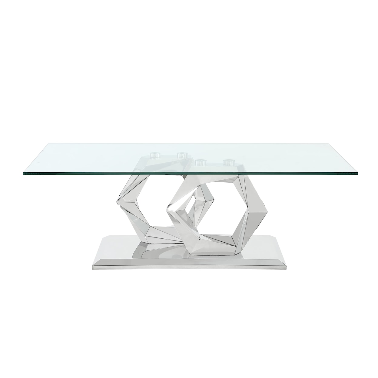 Global Furniture 1675 Silver Coffee Table