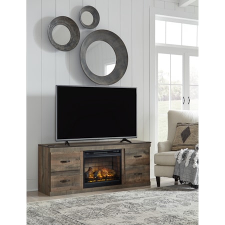 TV Stand With Electric Fireplace