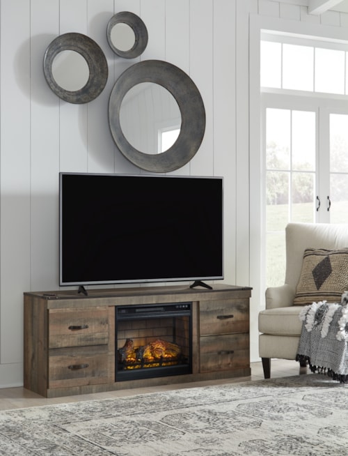 TV Stand With Electric Fireplace