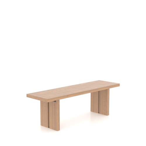 Contemporary Solid Wood Dining Bench