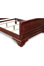 New Classic Versaille Traditional Queen Sleigh Bed