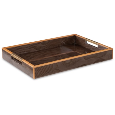 Grey Burl Tray