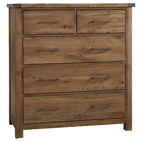 Rustic 5-Drawer Chest of Drawers