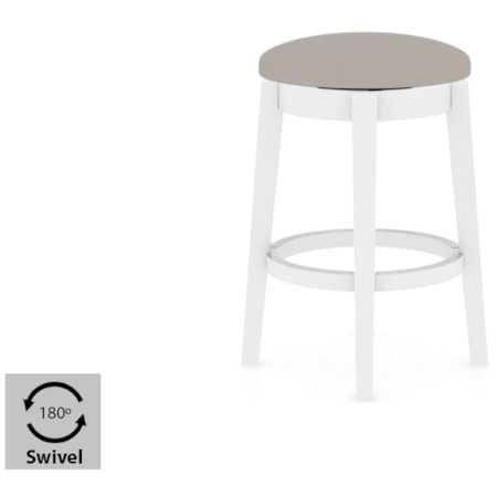Customizable Swivel Counter Stool