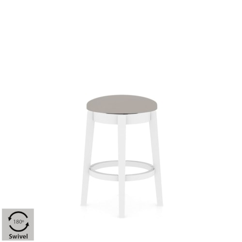 Contemporary Customizable Swivel Counter Stool