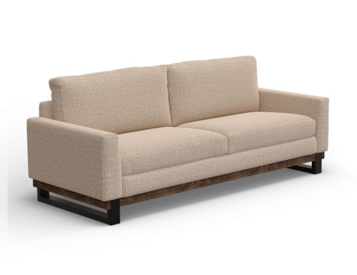 Contemporary Sofa with Track Arms