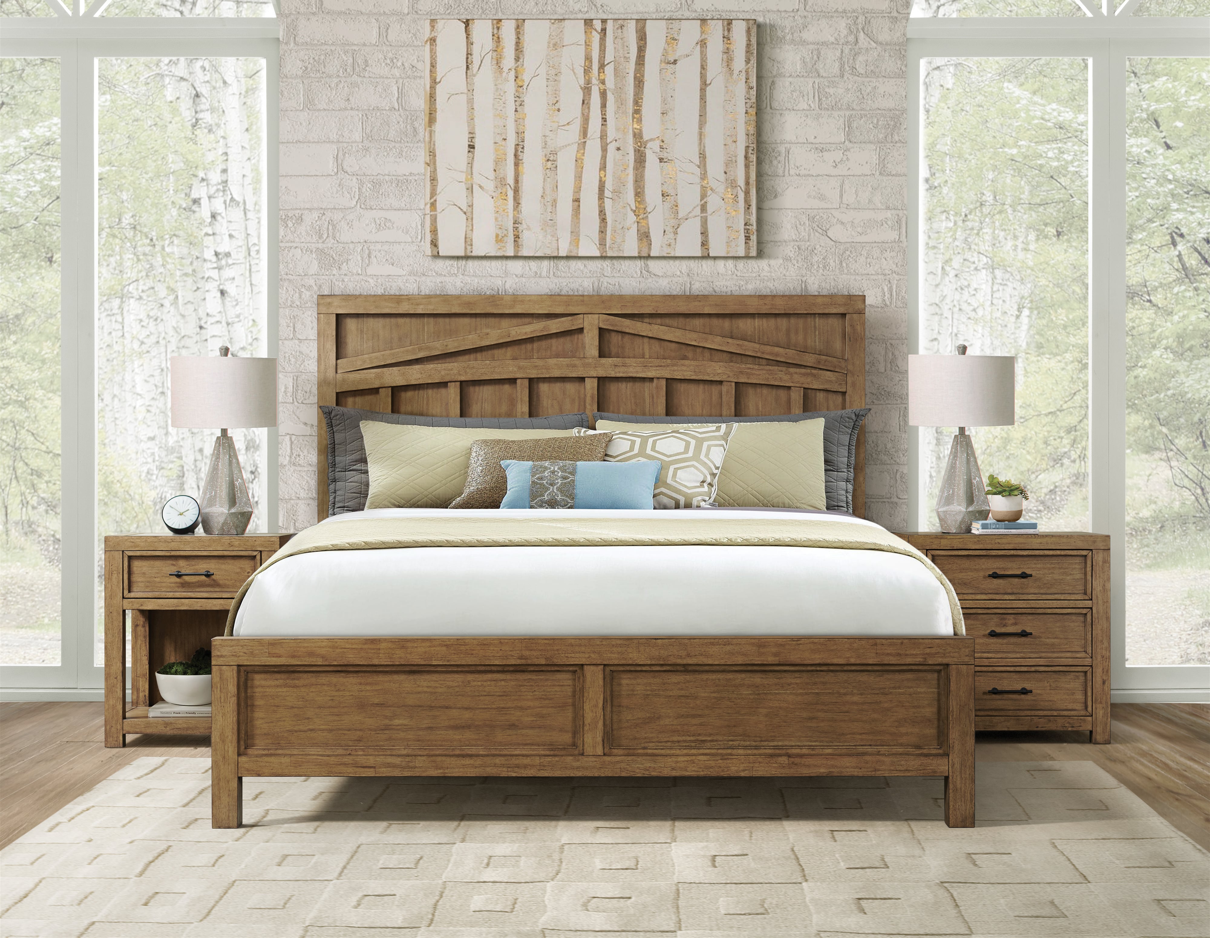 Riverside Furniture Bozeman Queen Panel Bed
