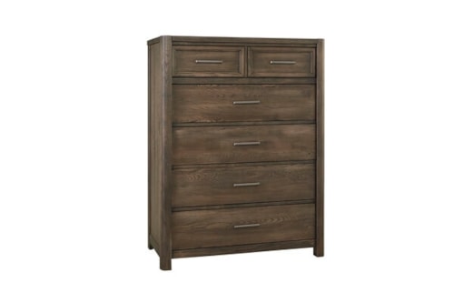 Transitional 5-Drawer Chest of Drawers