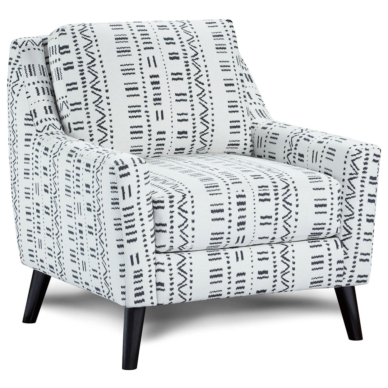 Fusion Furniture 17-00KP WINSTON SALT Accent Chair