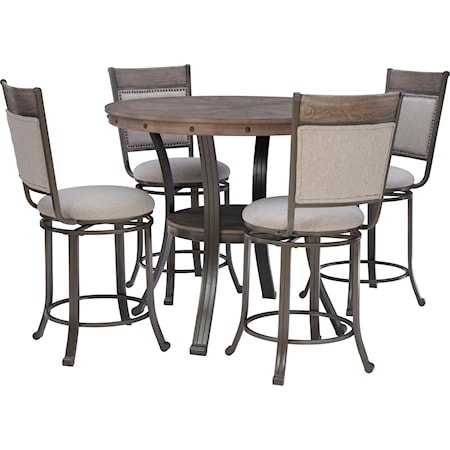 5-Piece Gathering Counter Height Group