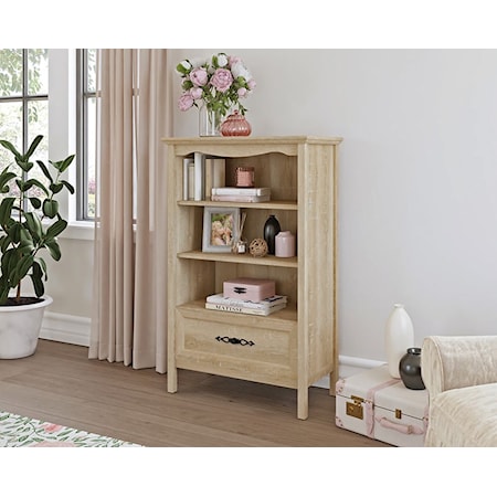 Traditional Bookcase with 1-Storage Drawer
