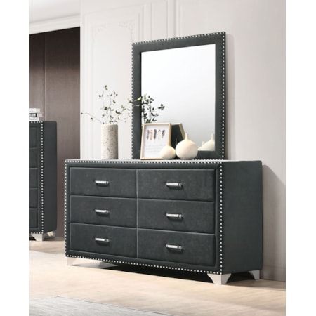 6-drawer Dresser w/ Mirror