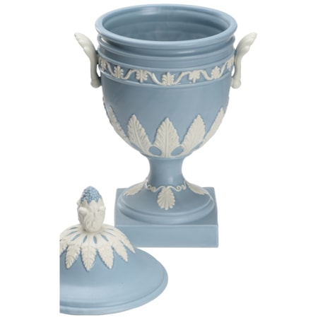 Wedgewood Urn - Blue/Gray